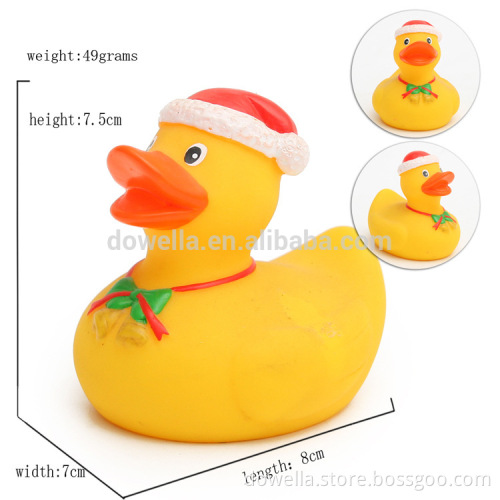 Weighted Christmas floating rubber ducks